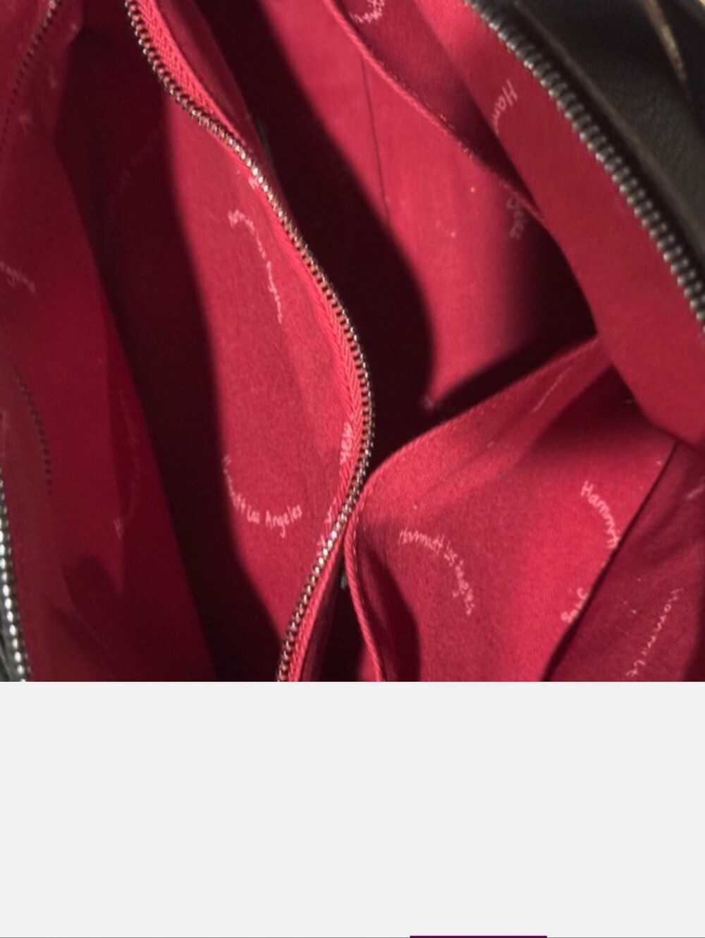 Hammott Elegant Black Leather Tote Bag - Picture 8 of 8